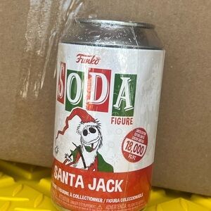 Funko Santa Jack Soda Figure New Small Dent on Can